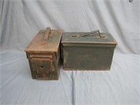 Pair US Military Ammo Cans