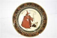 ROYAL DOULTON PLATE  - WITCH WITH CAULDRON
