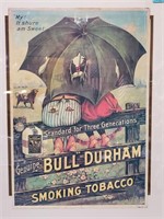Vintage Bull Durham Black Americana Advertising