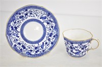ROYAL CROWN DERBY CUP & SAUCER - RINGS