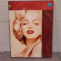Marilyn Monroe Joadoor Print on Board
