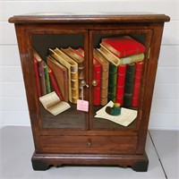 Handpainted Book Cabinet