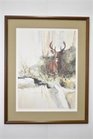 REGAL WATCH BY D.P. COOPER '89 SIGNED LITHOGRAPH