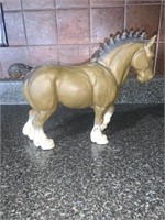 Cast Clydesdale Horse Door Stop