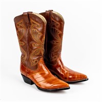 Campestre Botas Exoticas Leather Cowboy Boots