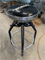 Adjustable height shop stool