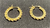 14K Gold Hoop Earrings