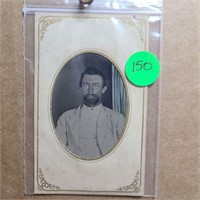 Victorian Era Tintype Portrait Middle Aged Man