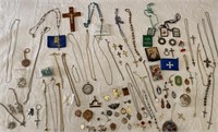 Large Lot of Religious Jewelry