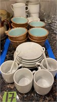 Cups, Saucers, Cappuccino Glasses, Ramekins Etc
