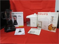 Krupps juice extractor, blender.
