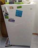 Kenmore Upright Freezer 28x27x55. In Hall Closet