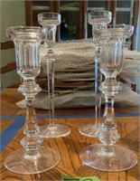 Crystal Candle Holders. Rogoska, Waterford