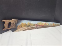 Painted Hand Saw