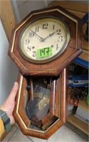 Antique Ansonia Regulator Wall Clock 20". Need