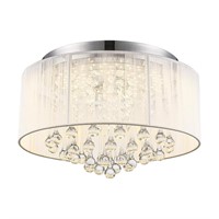 Monteaux Lighting 15in FlushMount w/Crystal Accent