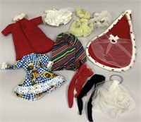 Assorted Vintage Barbie Doll Clothes