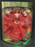 Happy Holidays in a Red Dress Barbie