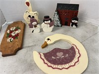 Hand painted wood items