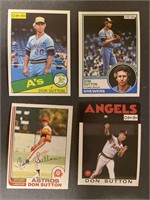 DON SUTTON: Group of O-PEE-CHEE Cards