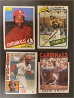 OZZIE SMITH: Group of O-PEE-CHEE Cards
