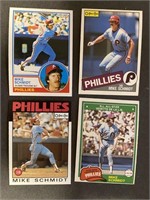 MIKE SCHMIDT: Group of O-PEE-CHEE Cards