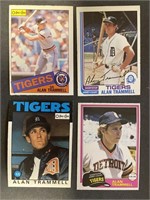 ALAN TRAMMELL: Group of O-PEE-CHEE Cards