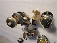 Used door knobs and locks