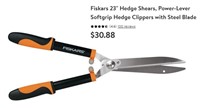 Fiskars 23" Hedge shears and bifold door hardware