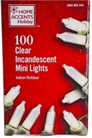 4 pack of 100 Clear Mini Christmas Lights