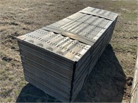 25 Pieces of RR Box Car Panels, 106" x 36"