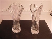 Vase cristal mikasa vintage 8"