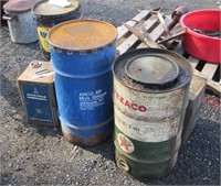 Vintage Metal Oil Cans