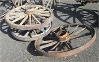 (3) Wagon Wheels