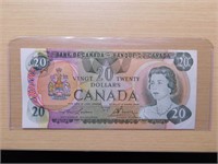 Monnaie Canada 20$ papier serie 1979 Bc-54A
