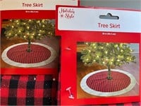 Tree Skirt Set of 2