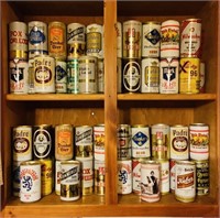Vintage beer can collection , 72 cans total ,