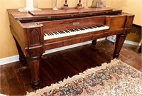 Antique 1850 square grand piano by Dubois &