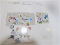 SOUVENIR COLLECTIONS OF CANADA STAMPS 1985-89