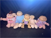 (5) ASSORTED VINTAGE CABBAGE PATCH TOY DOLLS