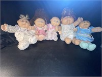 (5) ASSORTED VINTAGE CABBAGE PATCH TOY DOLLS