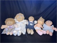 (5) ASSORTED VINTAGE CABBAGE PATCH TOY DOLLS