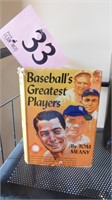 1953 "BASEBALL'S GREATEST PLAYERS" BOOK