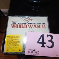 "THE WORD AND MUSIC OF WWII" CD SET