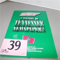 "A HISTORY OF TENNESSEE NEWSPAPERS" BOOK