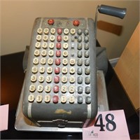 HEDMAN COMPANY CHECK PROTECTOR ADDING MACHINE