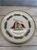 German Schultz and dooley christmas plate