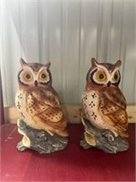 ceramic owl music boxes