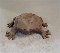 Cast Iron Frog Container