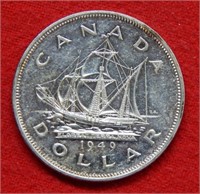 1949 Canada Dollar - Ship Commemorative